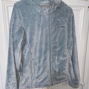 Cozy Columbia plush zip up